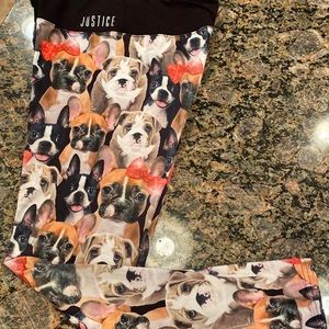 Justice size 16 xl puppies leggings